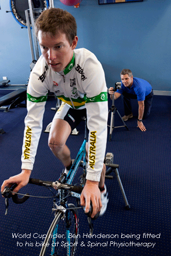physio bike fitting Ben Henderson