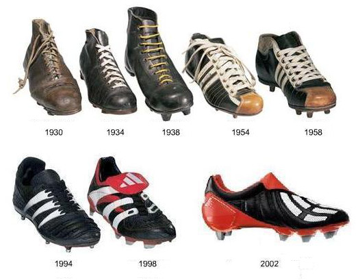 history of football boots