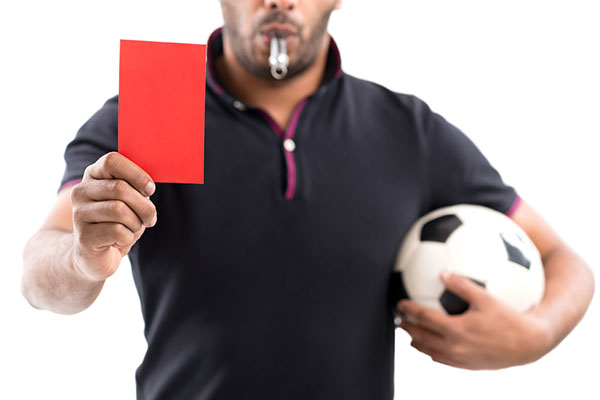 soccer red card