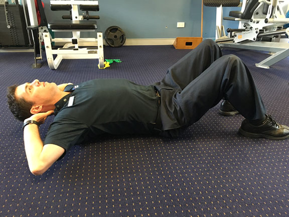 Thoracic wedge stretch