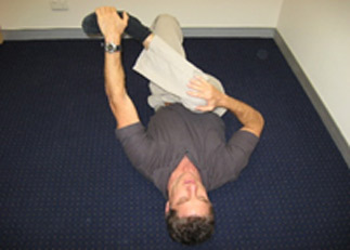 Gluteal Stretch on the Floor