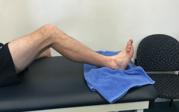 Knee slidess ACL Rehab Stretch