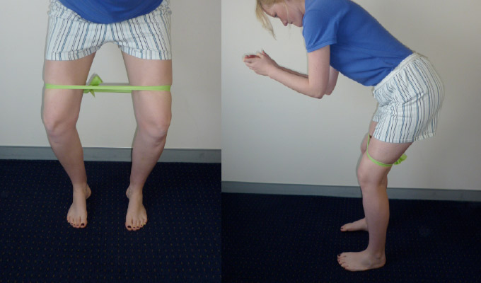 Standing Clams ACL Rehab exercises